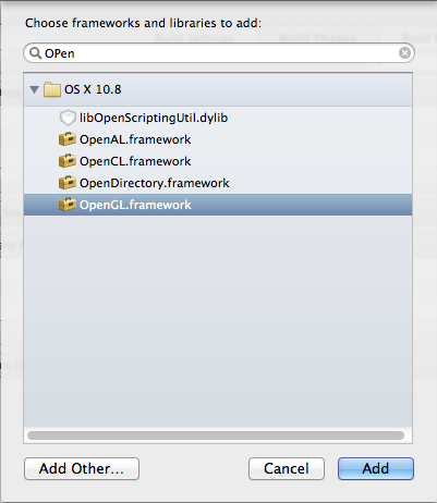 opengl framework