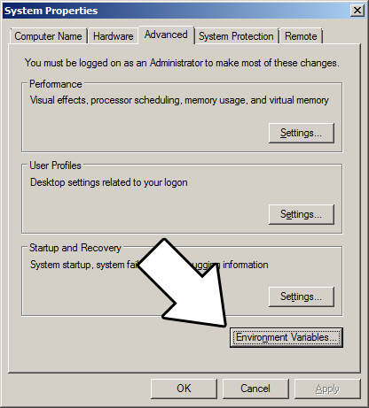 environment variables