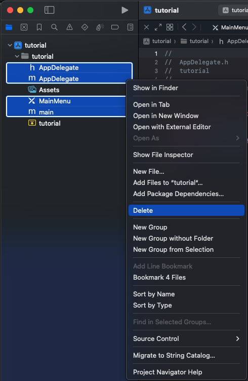 delete files