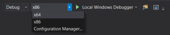 x64 configuration
