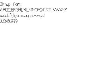 Bitmap Fonts screenshot