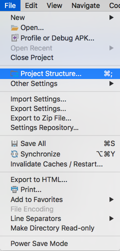 project structure